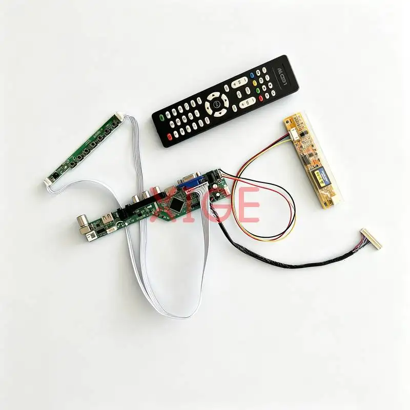 

Matrix Controller Drive Board Fit B141EW02 B141EW01 B141EW03 B141EW04 HDMI+VGA+AV+USB LVDS-30Pin 1CCFL 1280x800 1280*800 DIY Kit