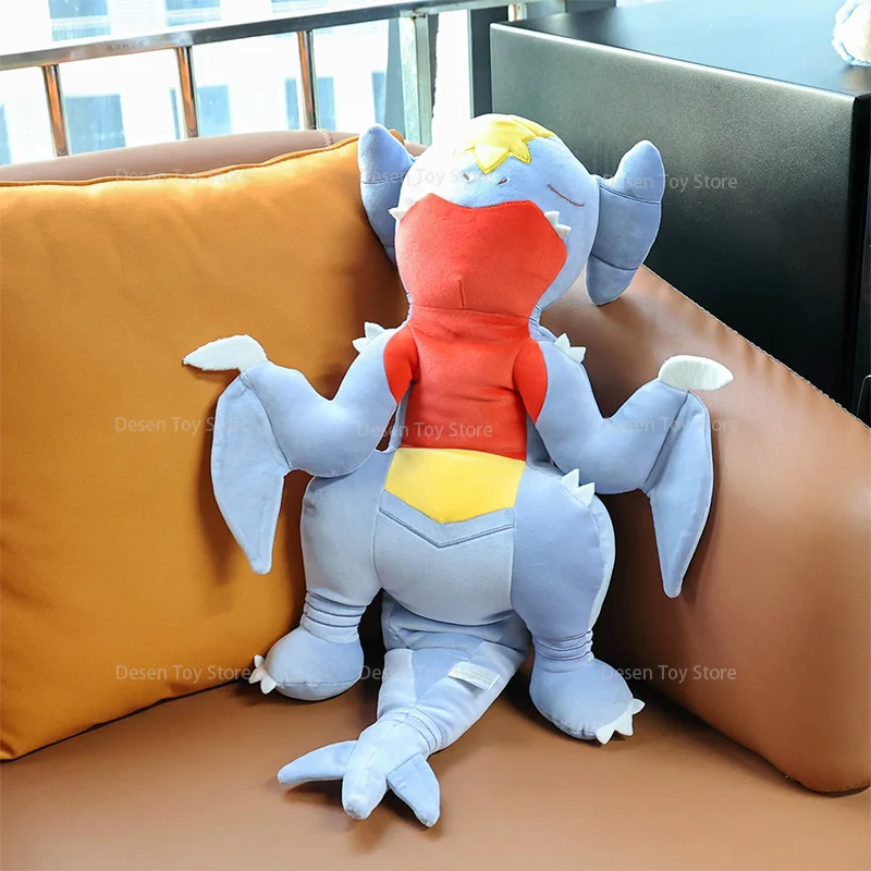 Big Size Pokemon Garchomp Sleeping Plush Pillow Cushion Animal Stuffed Toy Bedroom Sofa Dolls Gifts