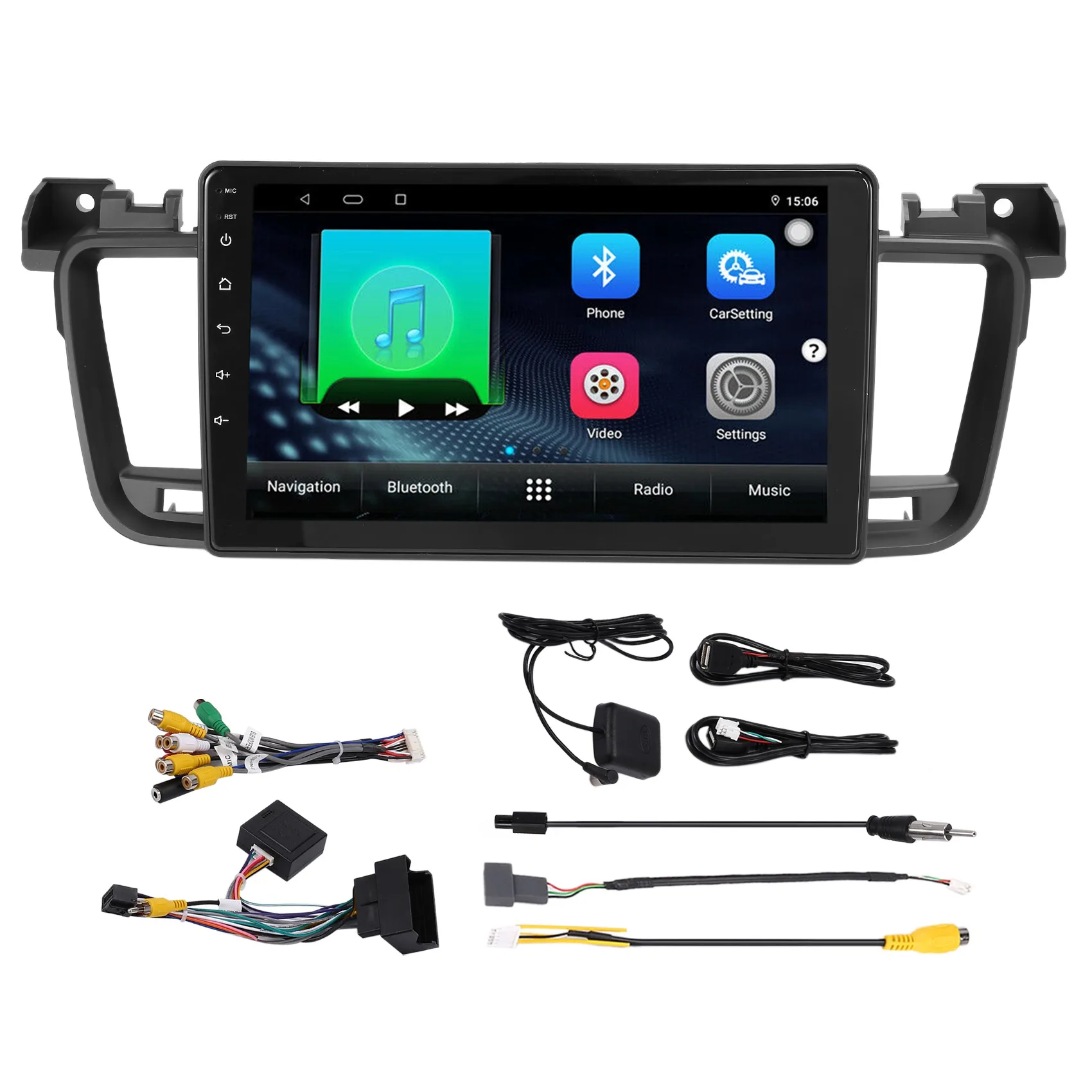 

1G+16G 2Din Car DVD Radio Android 10 Car Radio Multimedia Video Player for Peugeot 508 2011-2018