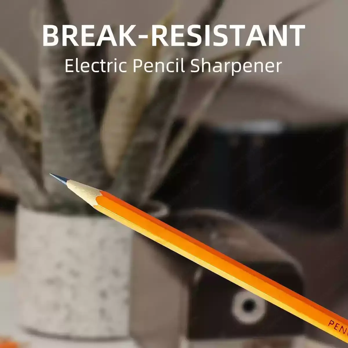 Student Supplies Portable Electric Pencil Sharpener Classroom Heavy-duty Automatic Pencil Sharpener