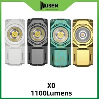 WUBEN X0 Rechargable EDC Flashlight 1100Lumens Pocket Size Magnetic Tailcap