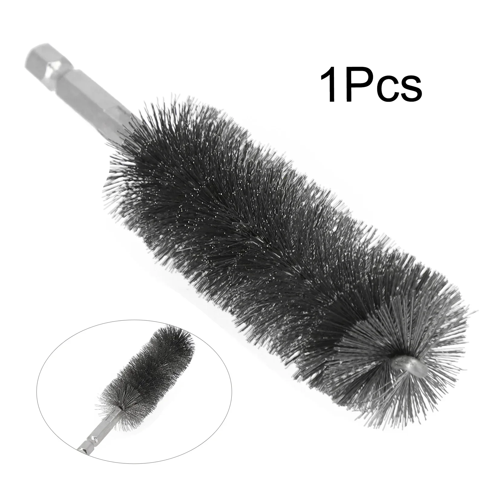 1Pc 1 4Inch Hex Shank Wire Tube Machinery Cleaning Brush Rust Cleaner Washing Polishing Tools For Power Drill Driver