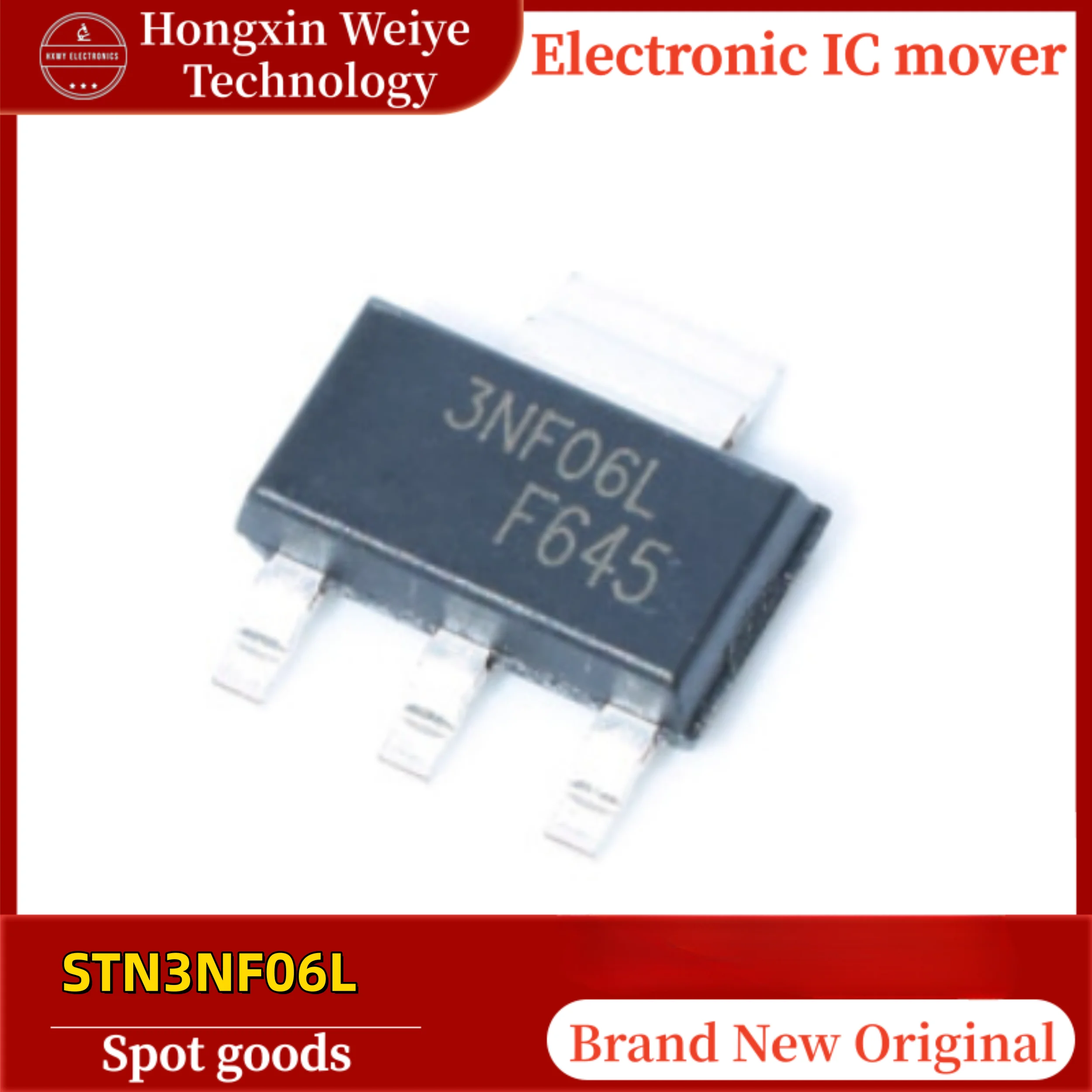 

20/30 PCS STN3NF06L Marking 3NF06L SOT-223 60V 4A MOSFET Transistor Brand New In Stock