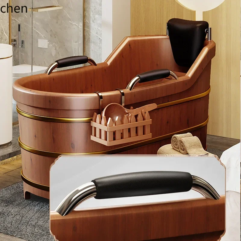 YFY  Solid Wood Bath Bucket Bathtub for Adults Home Use