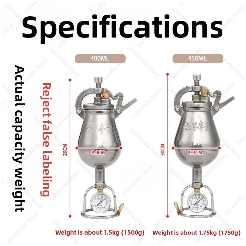 Popcorn Machine Household Small Grain Amplifier Traditional Old Hand Crank Pot Mini Popcorn Machine
