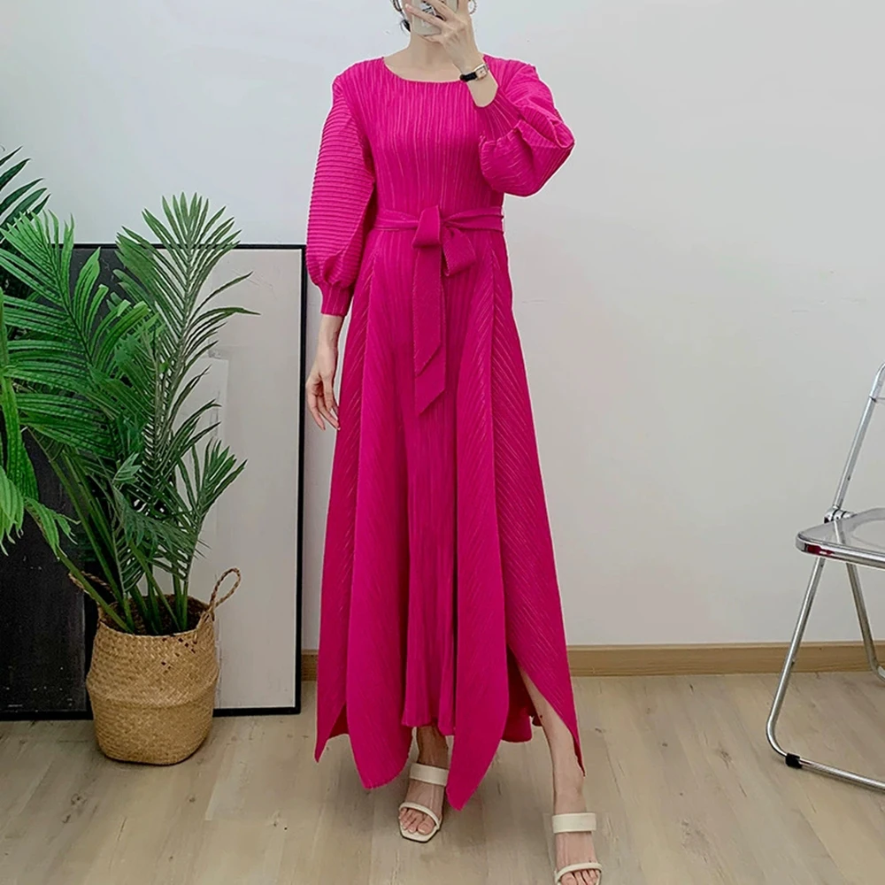 

Style Wholesale Women's Loose Plus Size Design Puff Sleeve Irregular Elastic Pleated Skirt-GZINS029