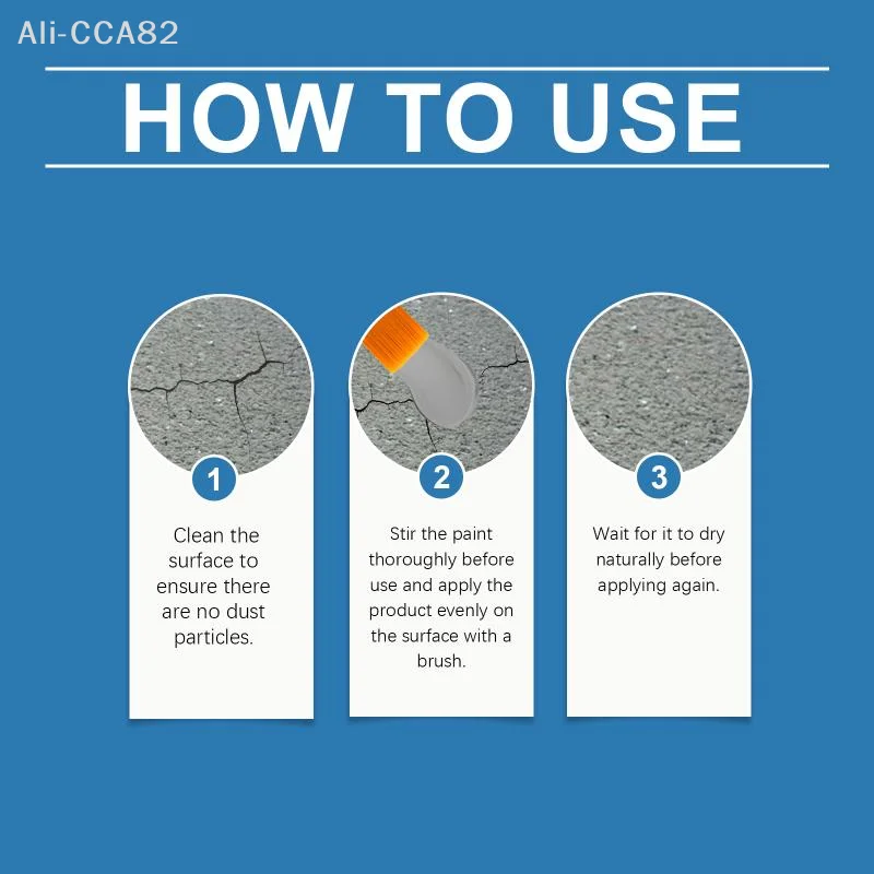 

SHIDWJ Gray Floor Coating Quick Dry Waterproof Concrete Paint for Indoor Outdoor Use Basement Garage Patio