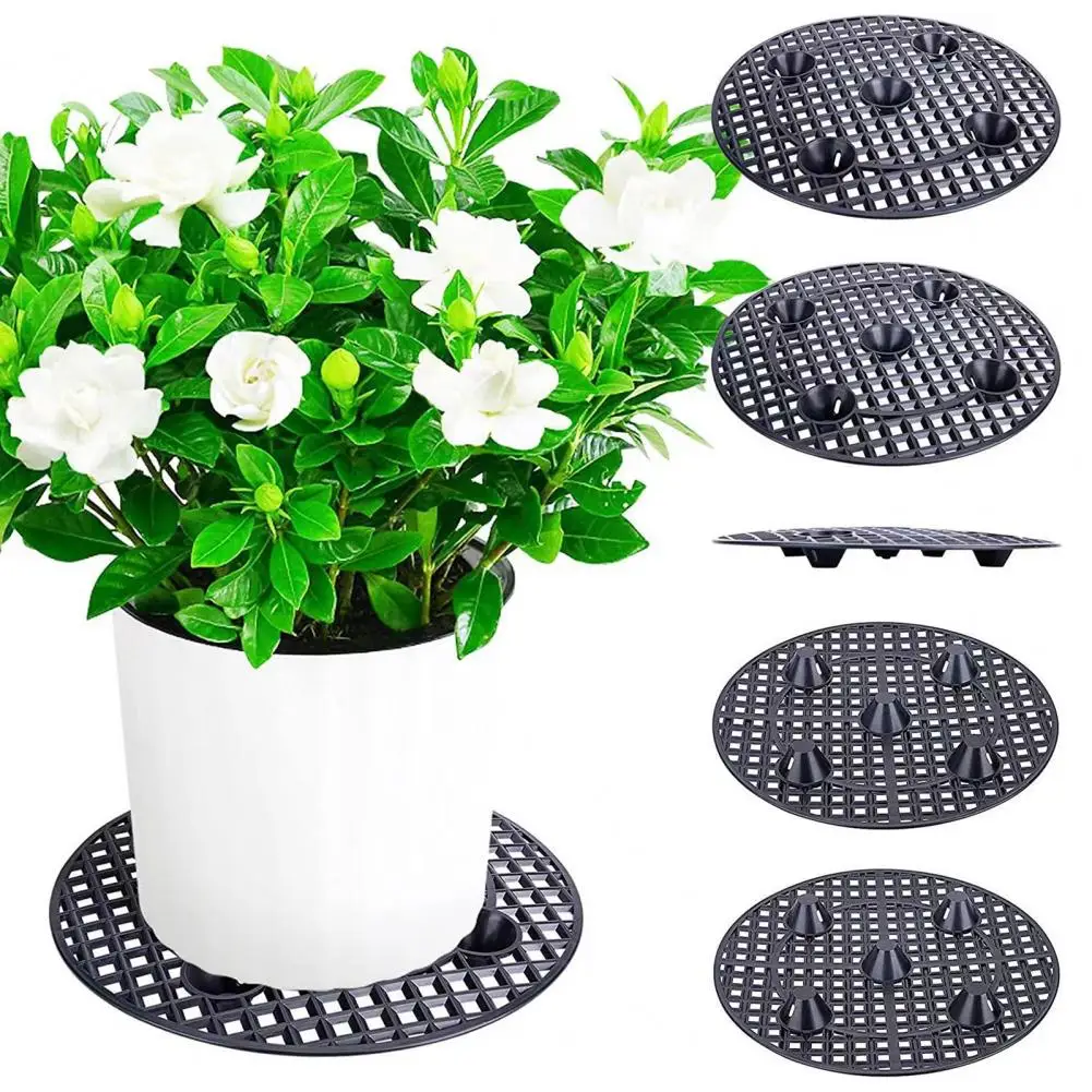 20/30CM Flower Pot Tray Hollow Out Ventilating Flower Pot Base Plant Pot Level Elevator Floor Deck Protector Gardening Tool