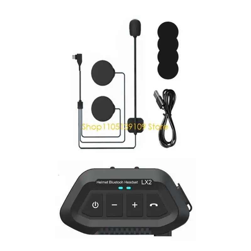 

LX2 Мотоцикл шлем Bluetooth5.0 Беспроводная музыкальная работа музыкальный проигрыватель