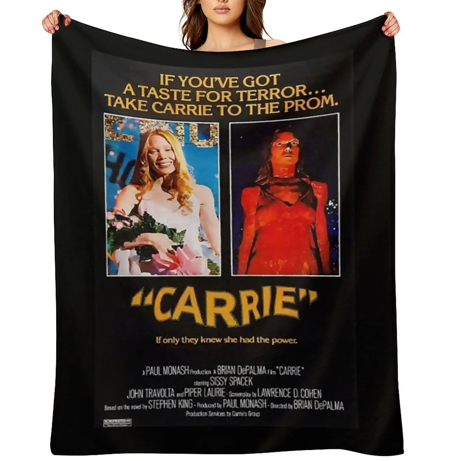 

carrie movie (1976) Throw Blanket funny gift Beautifuls Sofas Luxury Designer Blankets