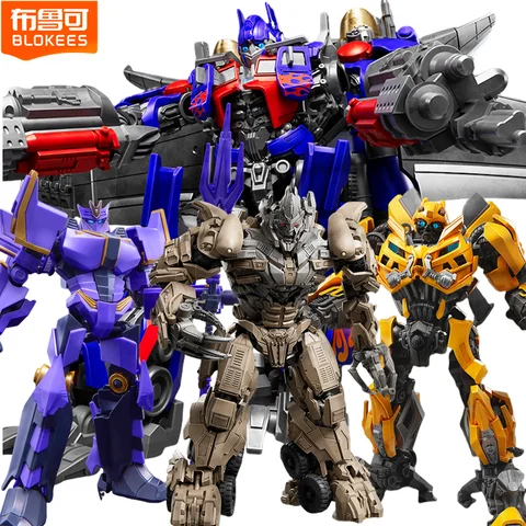 Blokees Transformers Optimus Prime Skyfire The Fallen Primus Megatronus Prime Megatron Bumblebee Action Figure IDW JET WING Toys