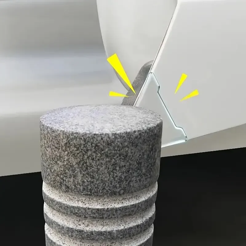 4 protectores universales de silicona transparente para esquinas de puertas de coche, anticolisión, antirrayas, cubiertas de protección para puertas.