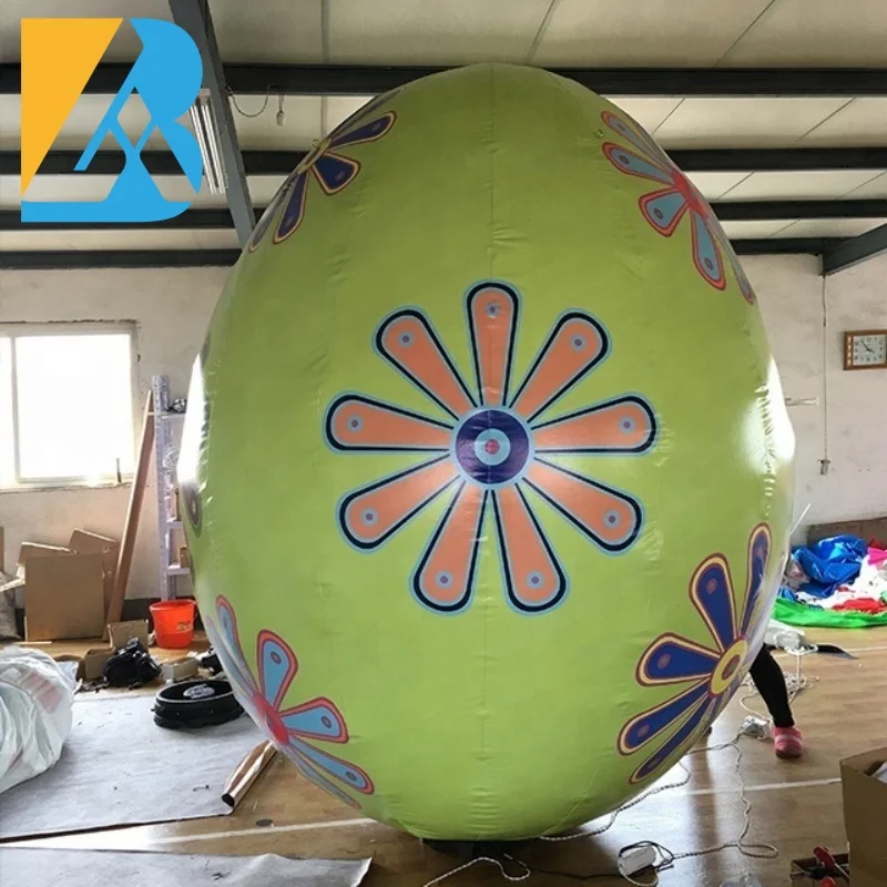 Custom Made Event Supply Large Inflatable Easter Egg for City Festivals Toys