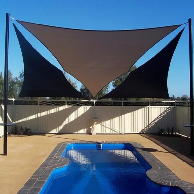 5x5x5 M 160gsm Waterproof Sun Shade Sail UV Protection up to 95% for Outdoor Patio Area - Privacy Cool Fabulous Fabric