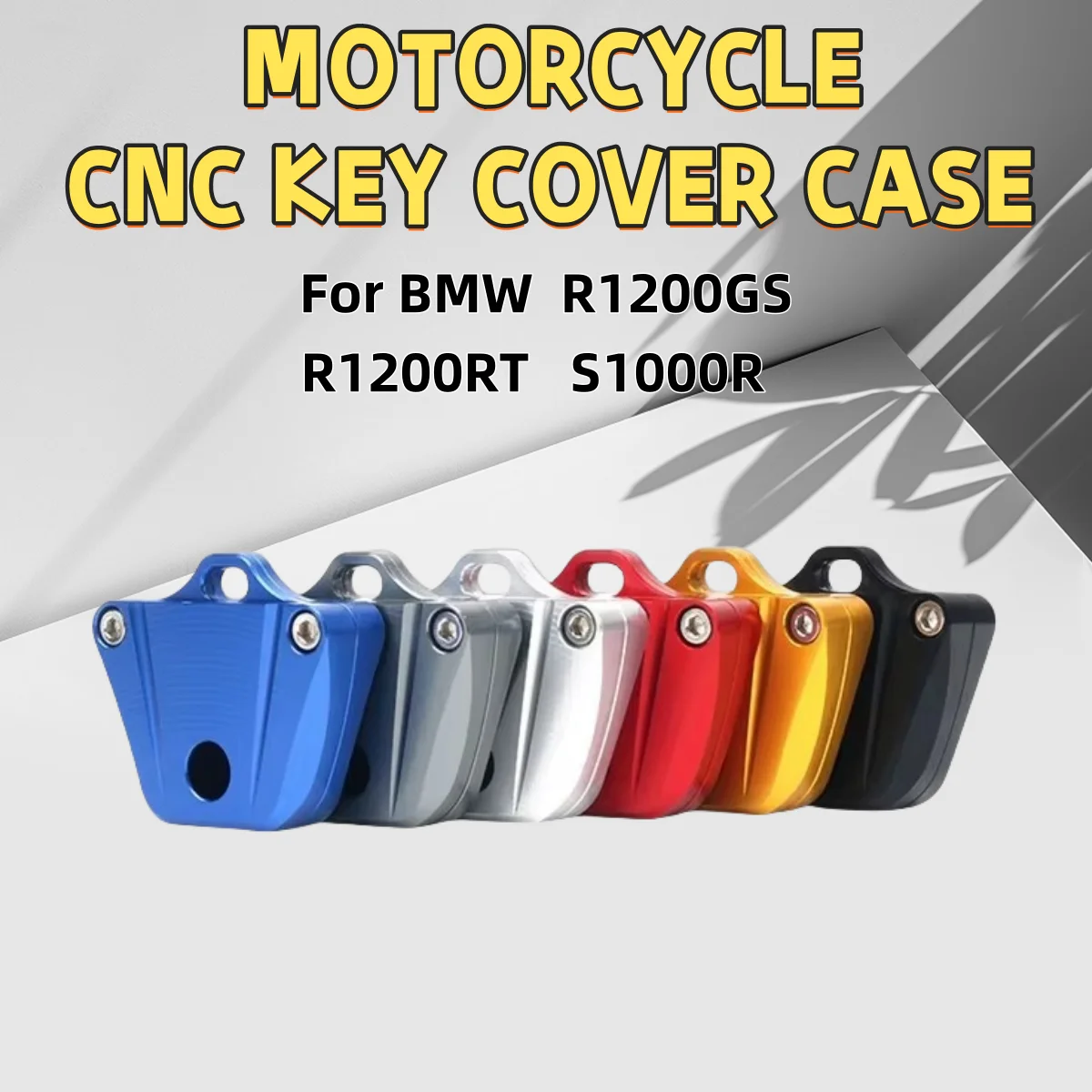 

Key Cover Case For BMW R1200GS R1200RT S1000R motorcycle CNC aluminum shell keys protection