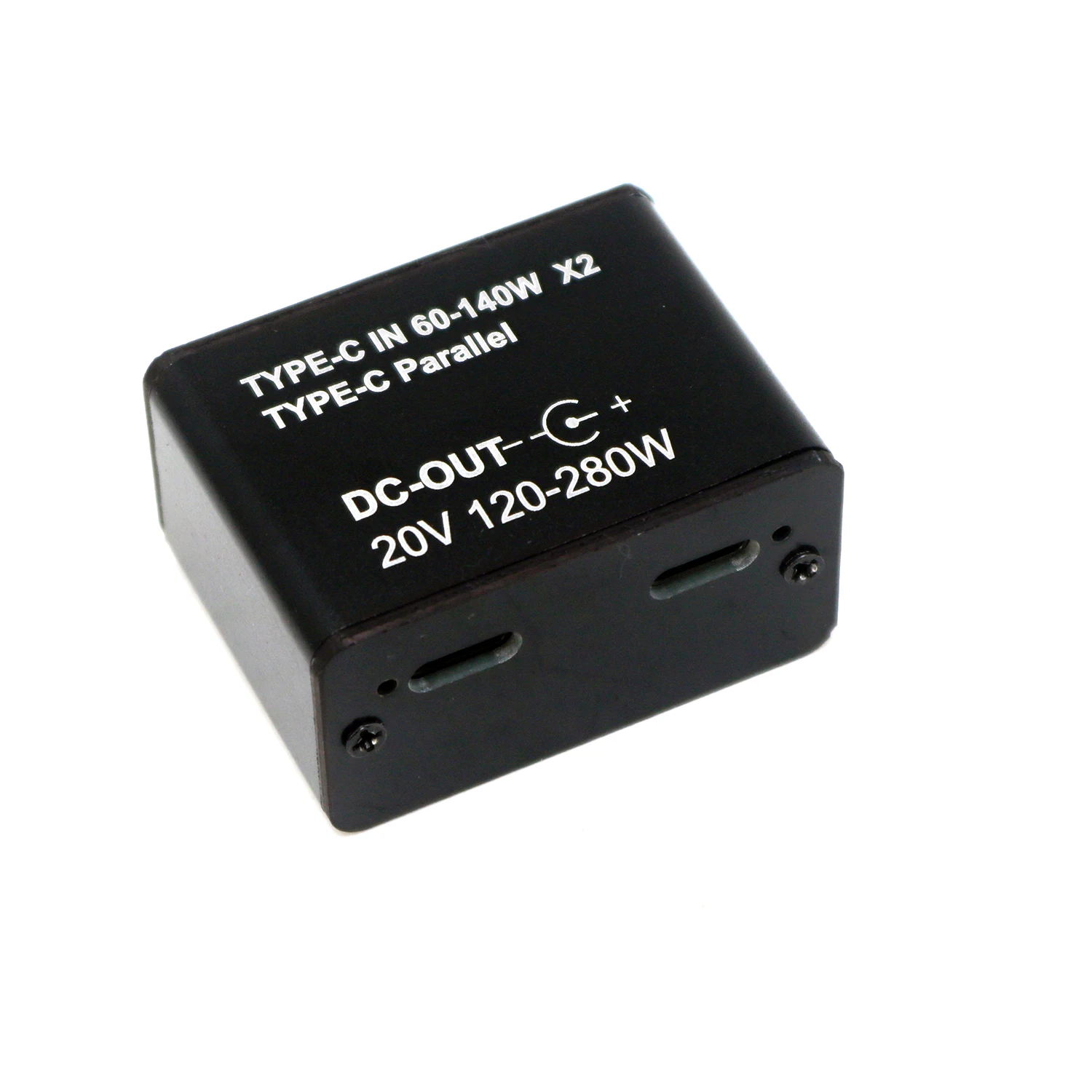 280W Dual USB-C PD Power Merger Combine 2X 140W Inputs For Gaming Laptop,ORING Ideal Diode Controller Against Backfeed,up To 20V