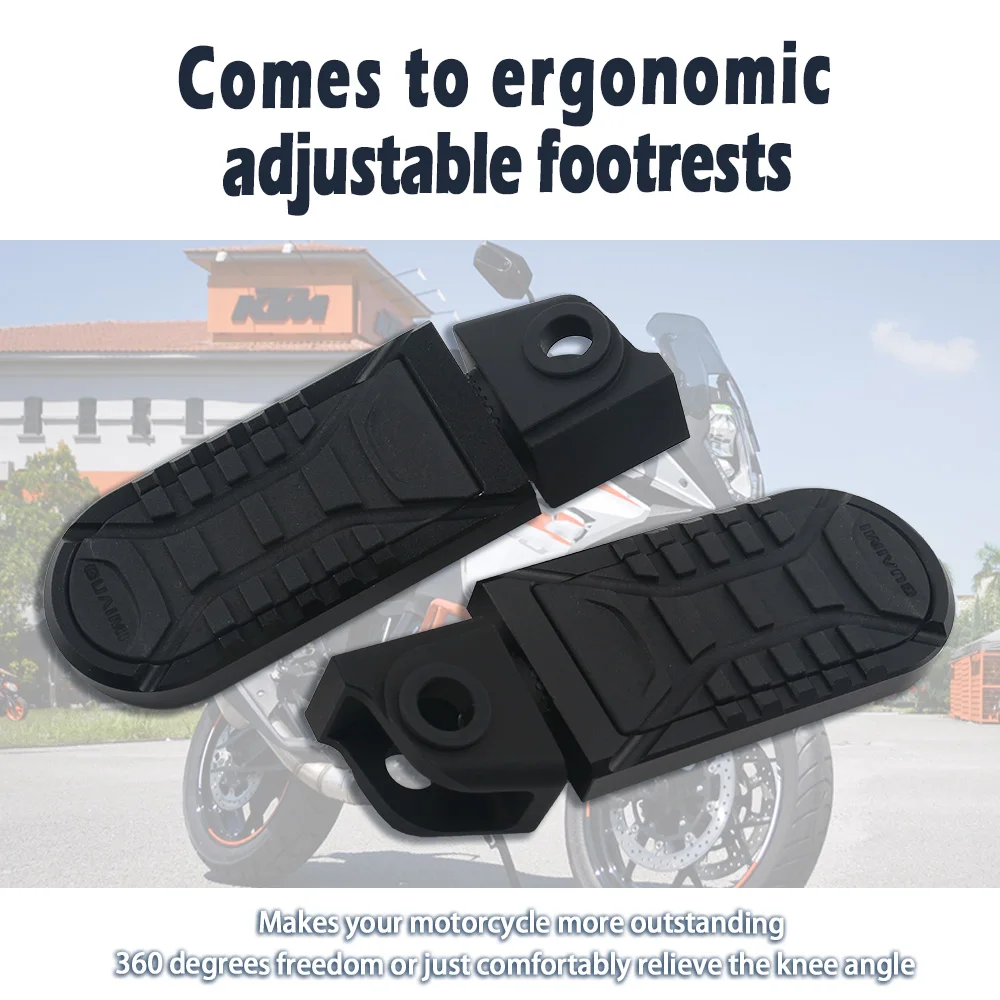 

Для KTM 890Adv R 790 1050 1090 1190 1290 Super Adventure S T подножка для водителя мотоцикла, вращающиеся на 360 градусов подножки, передние подножки