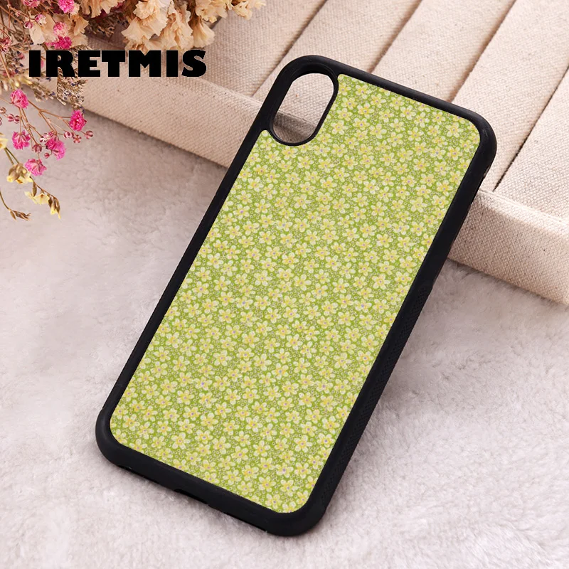 Iretmis Phone Cover Case For iPhone X XS Max XR 11 12 13 PRO MINI 14 15 16 Plus Rubber Silicone Speckle Tana Lawn