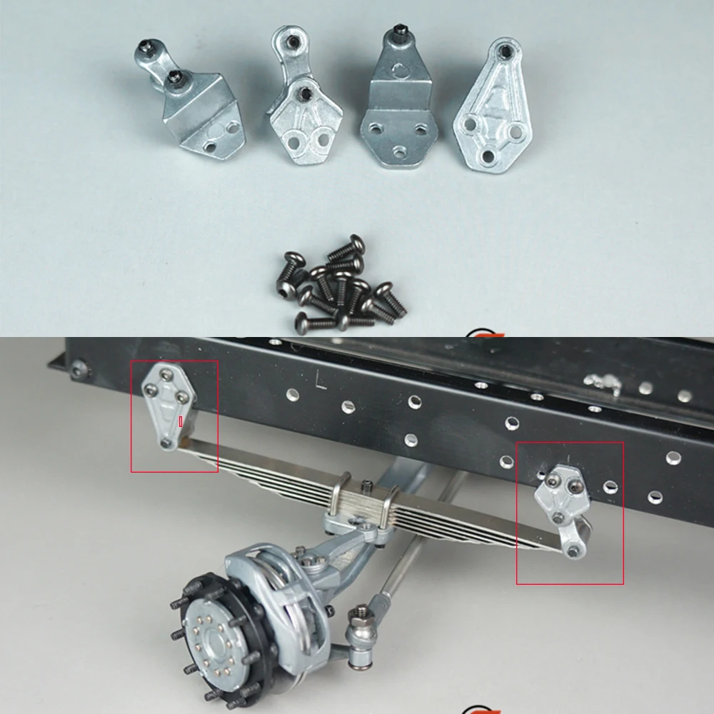 

SCALECLUB 1/14 RC грузовик передняя ось подъемный наконечник комплект подвески для Tamiya Rc тягач DIY аксессуары
