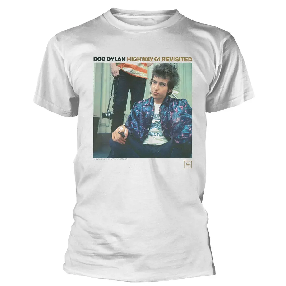 Bob Dylan Highway 61 Revisited White T Shirt New Official