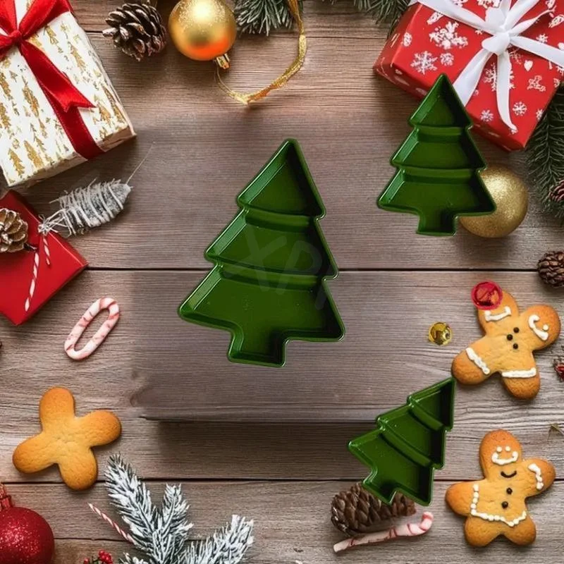 Pack DIY Christmas Tree with Fruit Plate for Miniature Dollhouse, Creative Toys & Decorations.