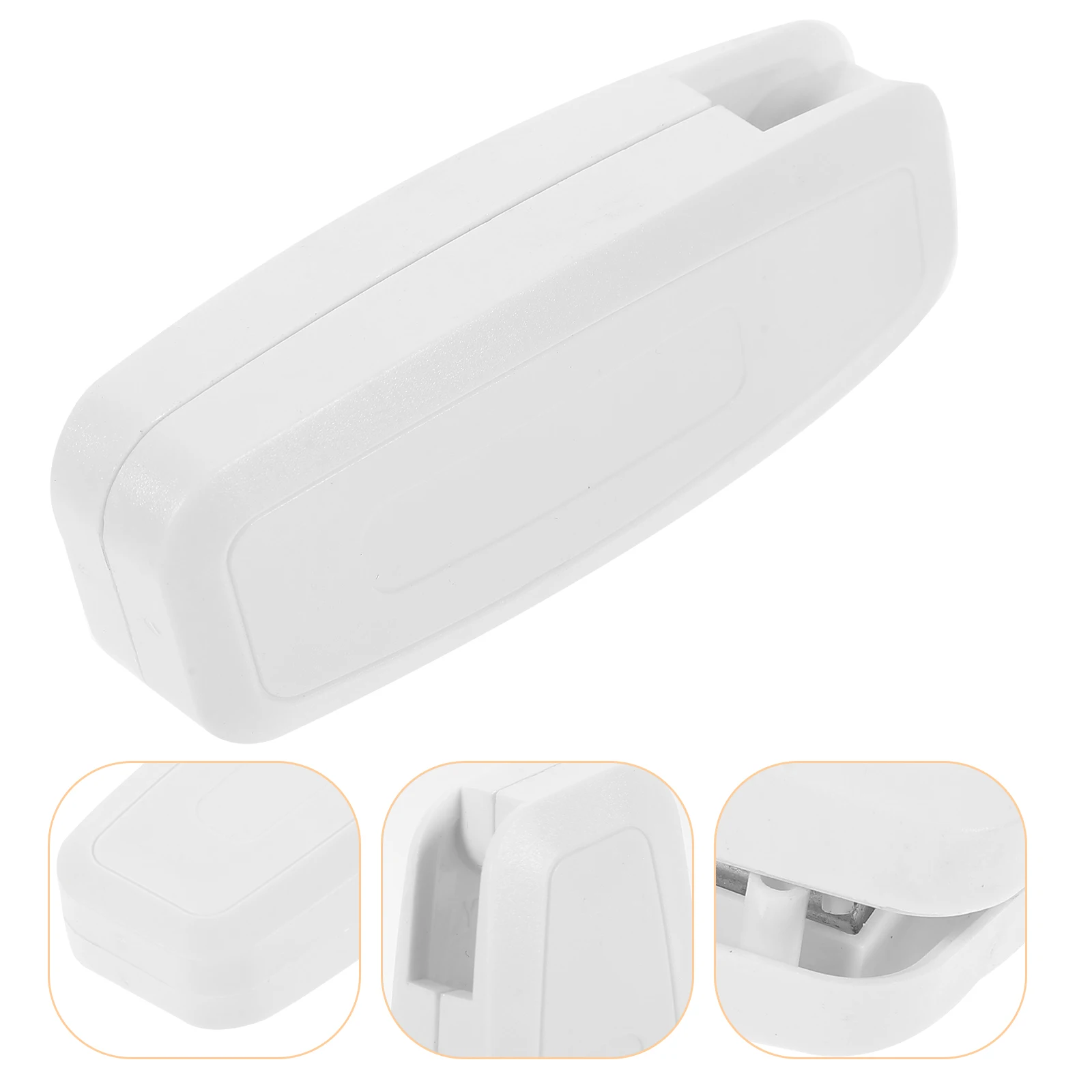 4 قطعة أوزان الحبل العمياء البلاستيك مقبض عمودي الأسطوانة أعمى تسحب الحبل قطرة الأبيض ملحقات النافذة خفيفة الوزن #6