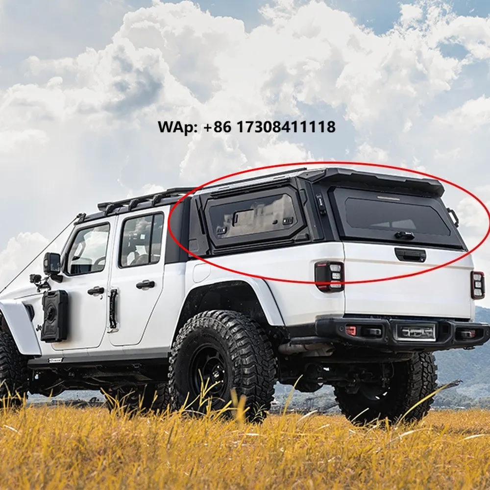 Aluminum Alloy Multi-Functional Full Top High Rear Cover Expansion Modification for Gladiator JT 2020+ JT1025