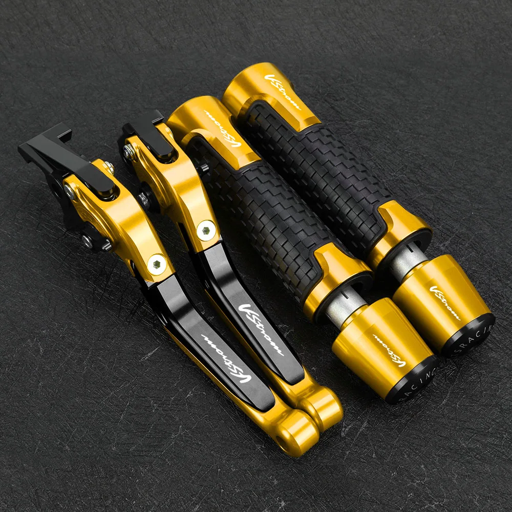 

2011-2023 FOR Suzuki DL650 DL250 V-Strom 650 250 Vstrom650 Motorcycle Aluminum Adjustable Brake Clutch Levers Handbar End Grips