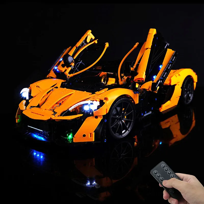 LED Light Kit for LEGO 42172 Technical McLaren P1 Car Lamp Toy Christmas Gift (Not Include Building Blocks Bricks Kit Set Model)
