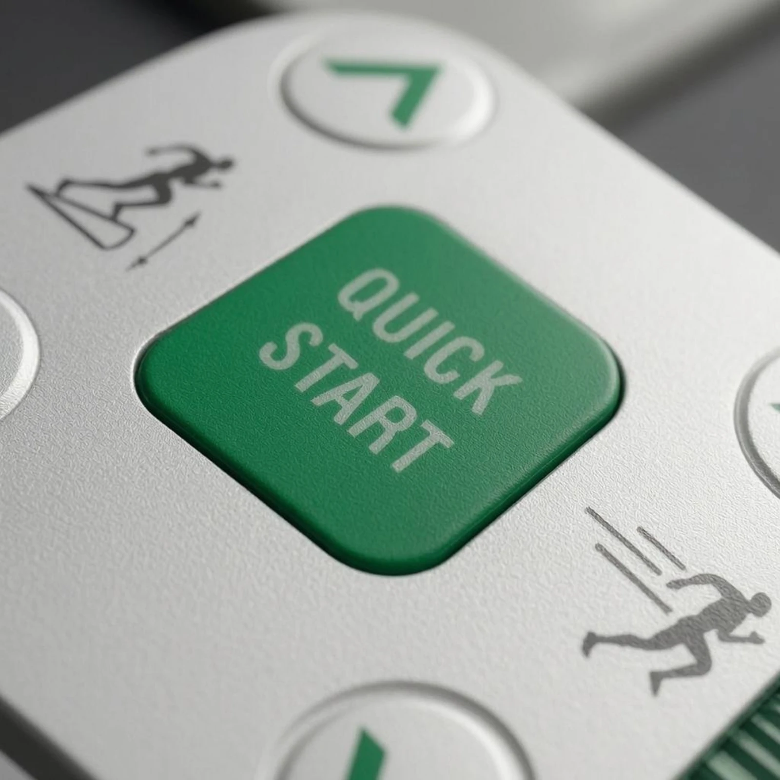 Adhesivo De Control Pegatina De Membrana Para Cinta Printed Icons Green Button Area Replacement for C932i