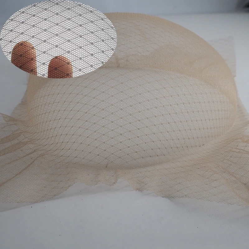 

Rhombus Mesh Half Wig Cap Wig Accessory for Hand - Tied Hairpiece Making