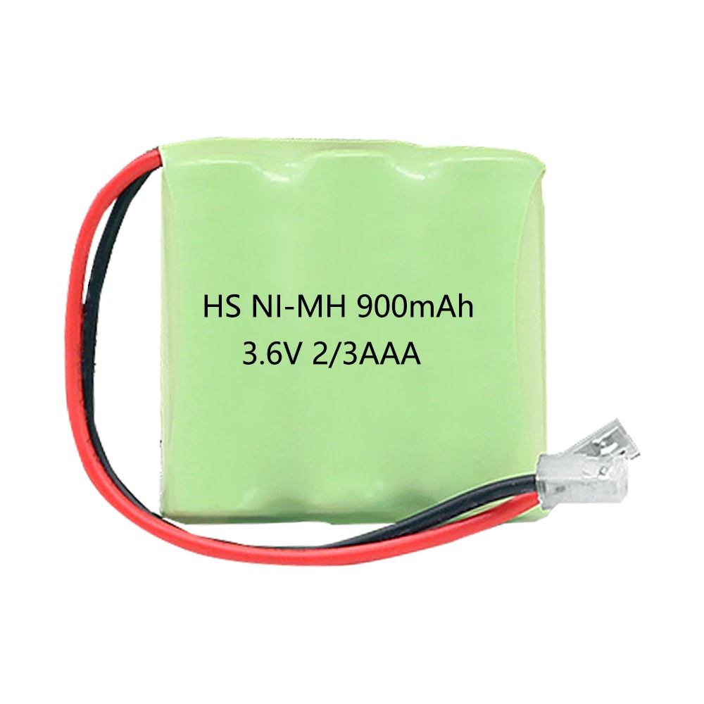 3.6V NMMH Rechargeable 2/3AAA battery pack 3.6V 700mah 900MAH 2/3 AAA ni-mh cell for RC toys cordless phone accessories 1-5PCS