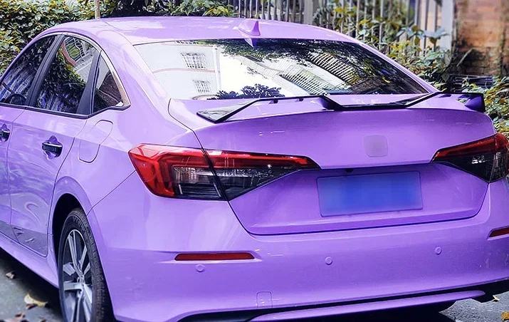 Car Rear Trunk Spoiler Body Kit ABS Plastic Car Rear Spoiler Wing For Honda Integra 2022 2023 Rear Trunk Wing Car Accessories