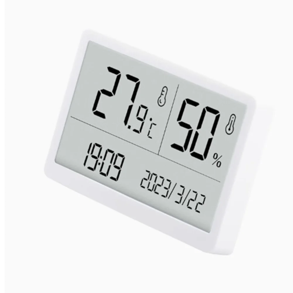 GM1371 Indoor Hygrometer Thermometer with Date Time Display for Home Laboratory Server Room Agriculture Monitoring