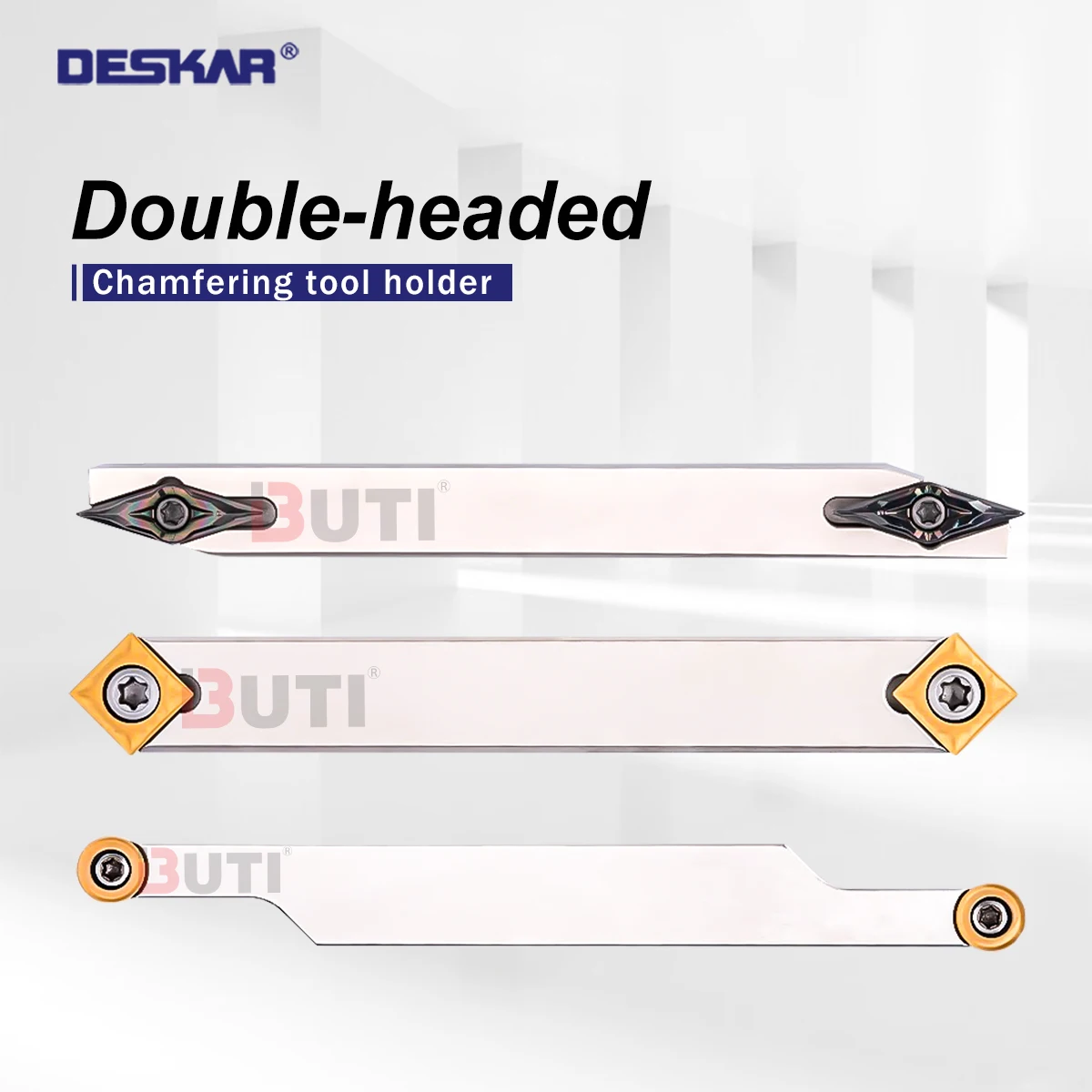 

Двуглавый держатель инструмента для снятия фаски RCAL-3.4H08/SC45-3.4H09/VC2VR-3.3H-11-2P Станок для снятия фаски с ЧПУ для обработки мелких деталей