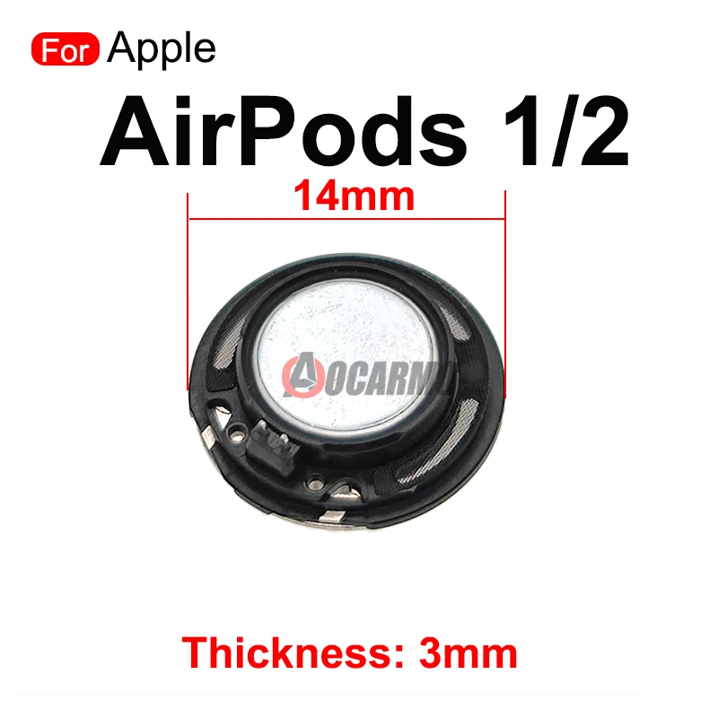 1Pcs Headphone Speaker Unit Sound Replacement Parts For Apple AirPods 1 / 2 / Pro Pro2