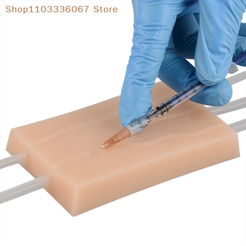 【HLS】【HB】Venipuncture Subcutaneous Injection Training Pad Skin Blood Vessels Injection Practice Model for Nurses Student