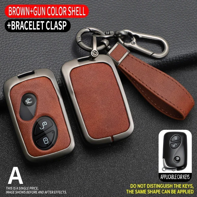 

3/4 Buttons Alloy Car Remote Key Case Cover For Lexus IS250 IS300C RX270 CT200H GX400 GX460 ES240 ES350 LS460 GS300 450h 460h