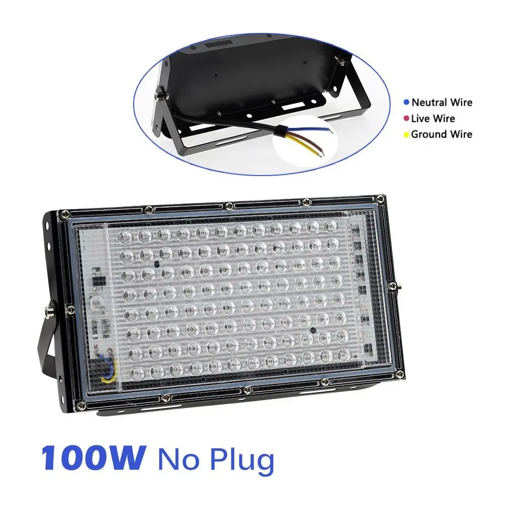

Home Decor Effect Light UV Floodlight 120 Glow 50W/100W UV Lamp 395nm UV Stage Lamp Bar