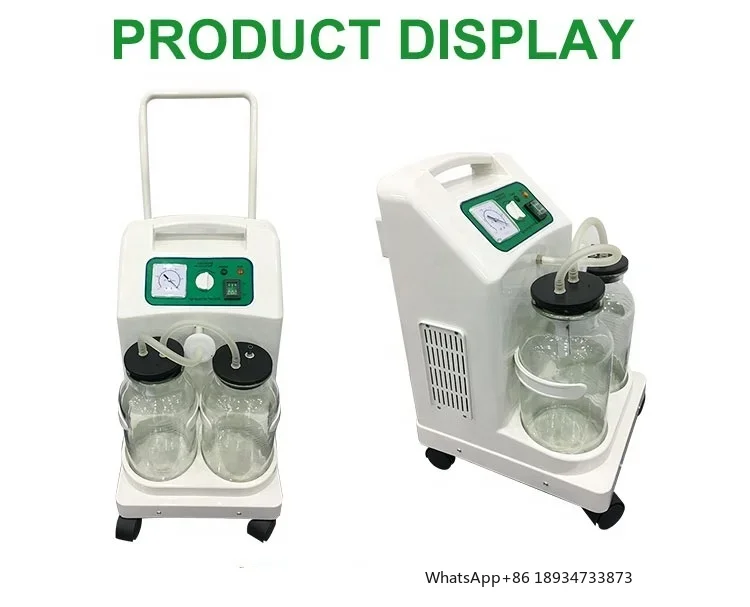 IN-I050 Medical surgical high vacuum low-pressure sputum pedal induced  operated portable electric suction apparatus