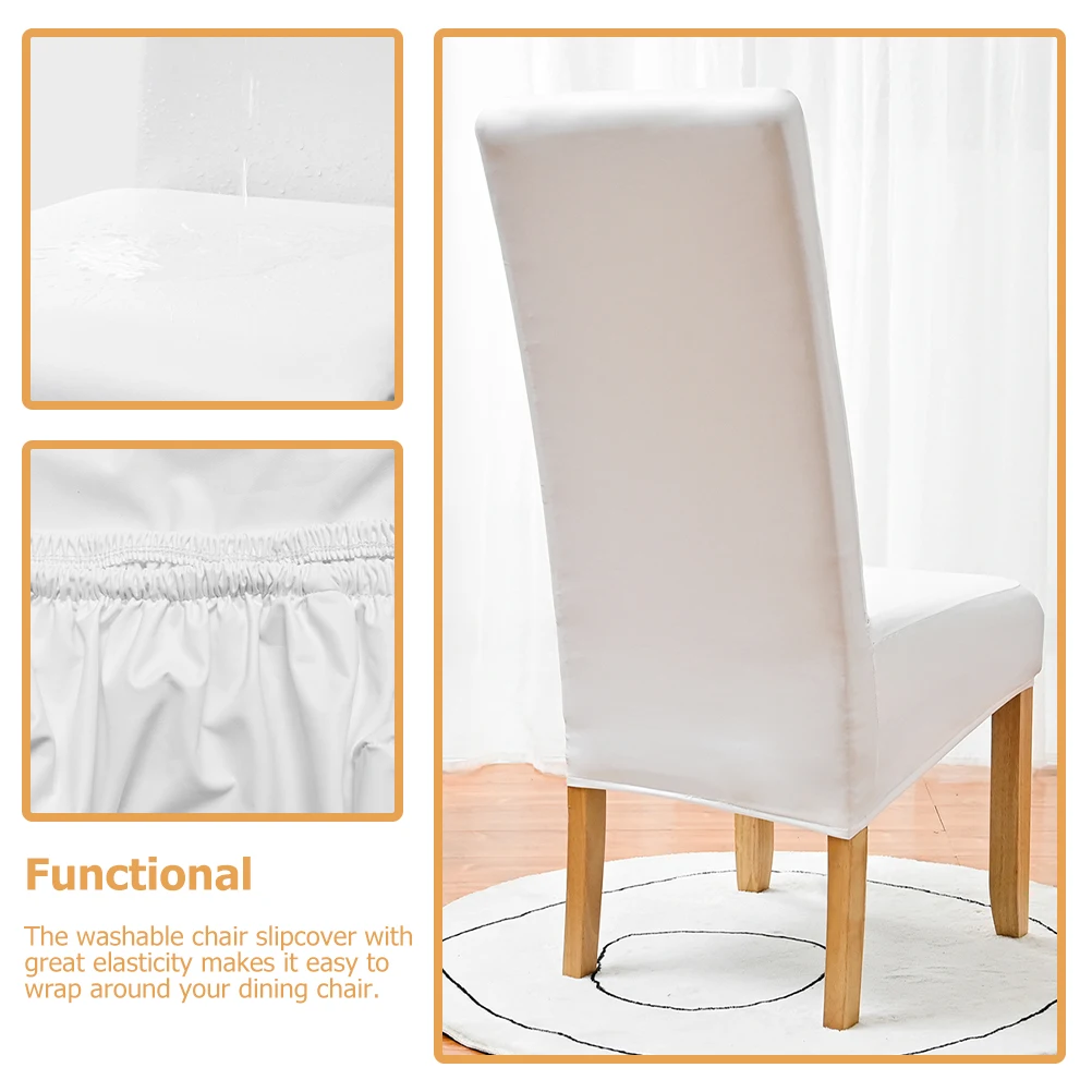 

Elastic for Room Water Resistance Supplies Dining Table Chair Cover Home Decor Stretch Chair Protector