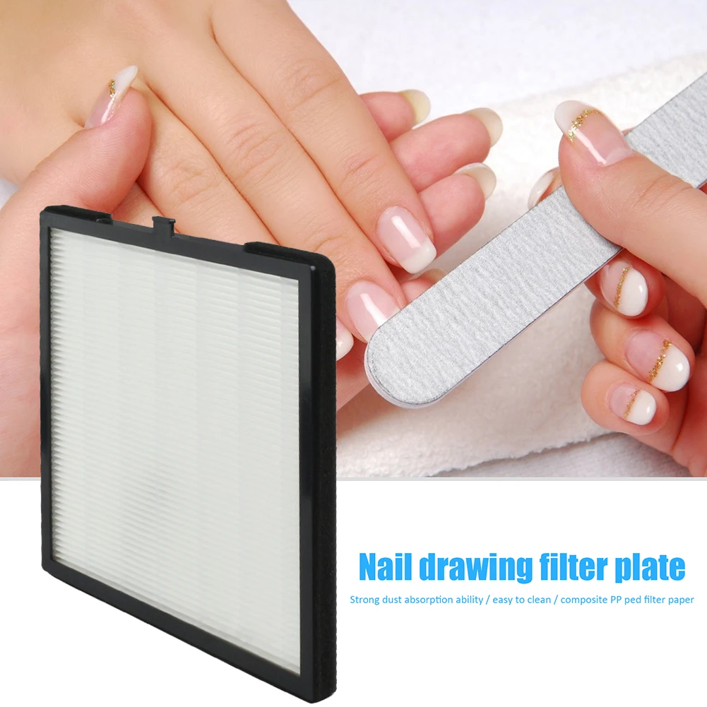 네일 먼지 수집기 필터 매니큐어 기계 액세서리 드릴 플레이트 드릴링 매니큐어 기계 장치 용 흡입 스크린