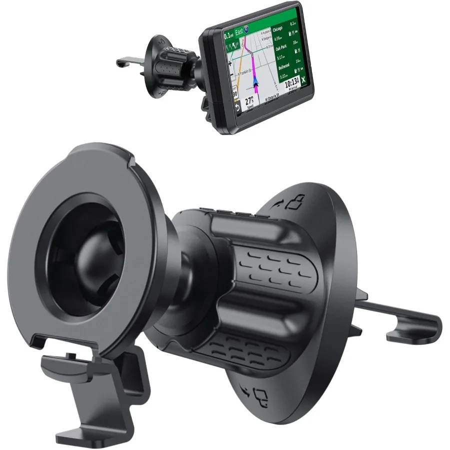 

Крепление вентиляционного зажима для Garmin GPS, держатель вентиляционного отверстия, совместимый с приводом Garmin Smart Nuvi Dezl Zumo Series 360, регулируемая секция