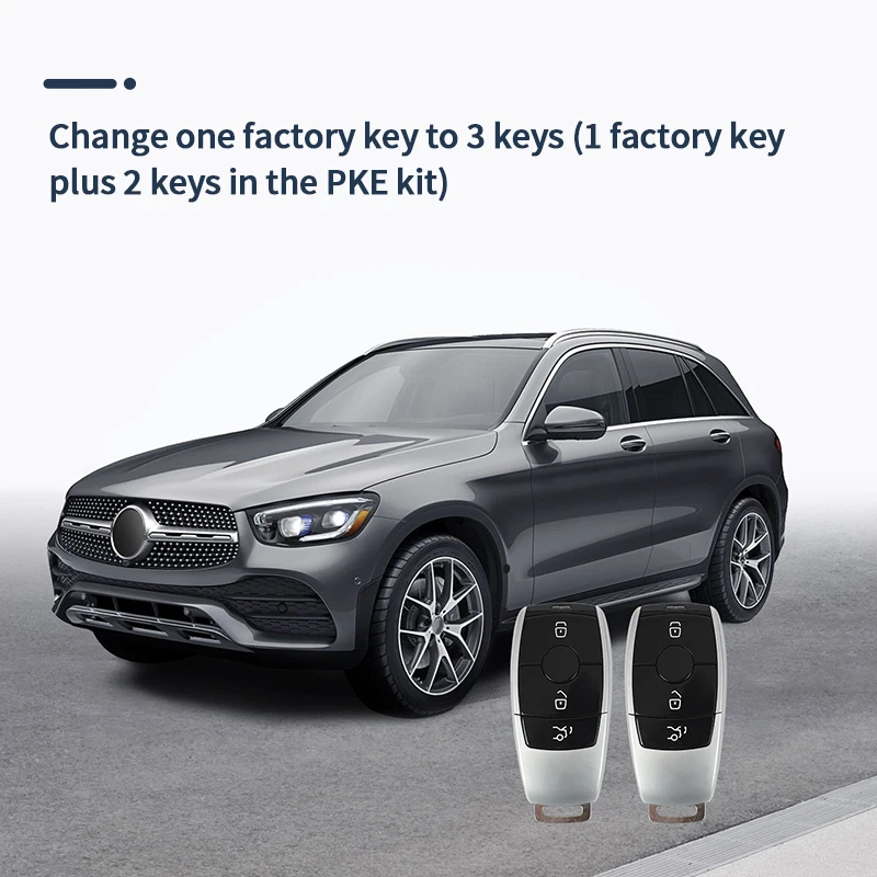 EASYGUARD Smart Key PKE Kit Fit For Mercedes Vehicle With FBS4 Factory OEM Push Start Button BE4