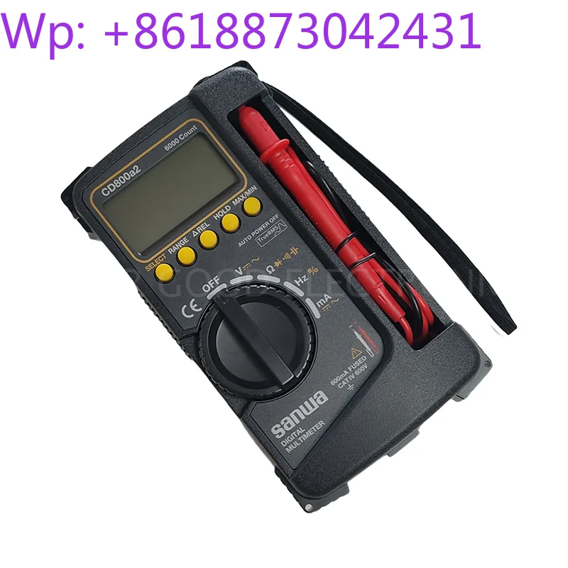 New Sanwa CD800a2 CD800a3 True RMS Digital Multimeter High Precision Ruggedized All-in-One AC/DC Voltage Measurement Handheld Me