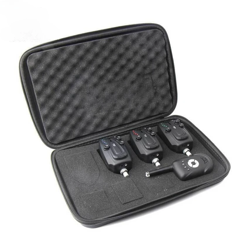 

1 + 3 Induction Fishing Tackle Bag Multifunctional Electronic Sea Rod Flashing Light Fishing Accessories Alarm Set