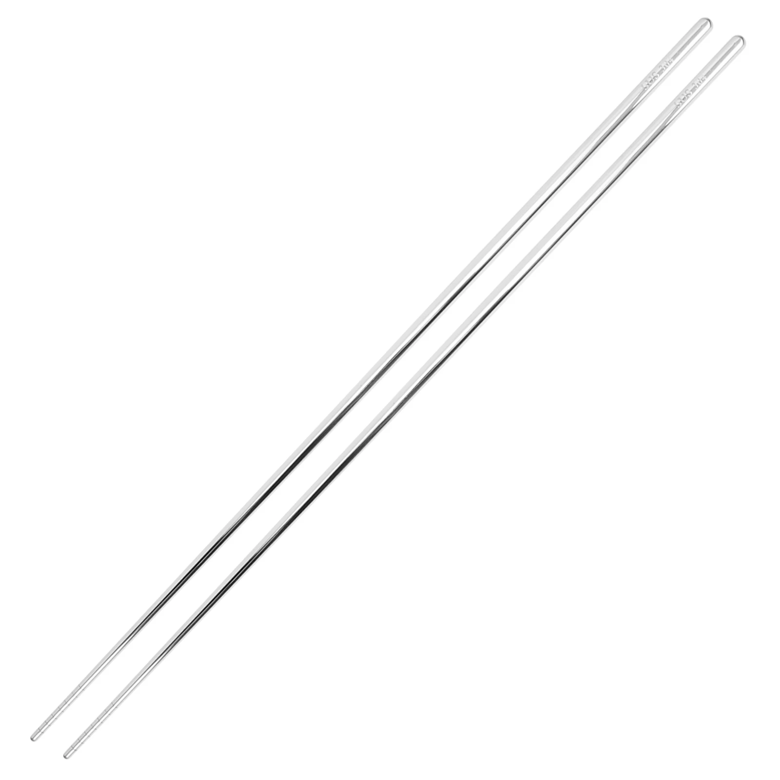 

1 Pair Stainless Steel Chopsticks 45Cm Long Rustproof Multi-Function Reusable Dishwasher Safe Kitchen Supplies Household