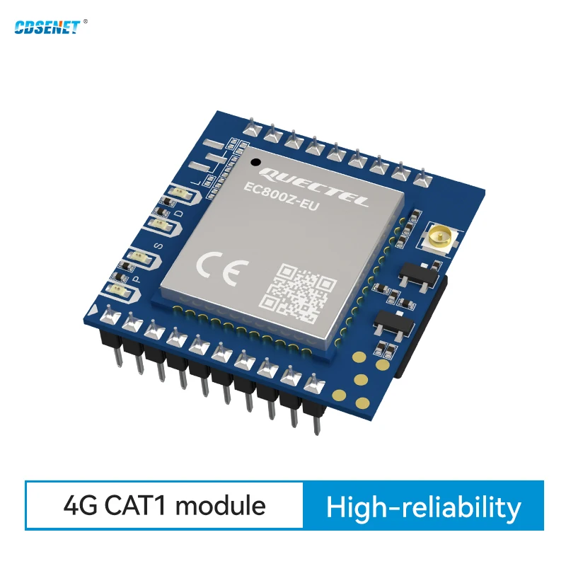 

Модуль прозрачной передачи данных 4G CAT1 CDSENET E840-TTL(EC05-DNE)-V2 с поддержкой MQTT, сбора данных на периферии, Modbus, DNS, Heartbeat, Bag, FOTA