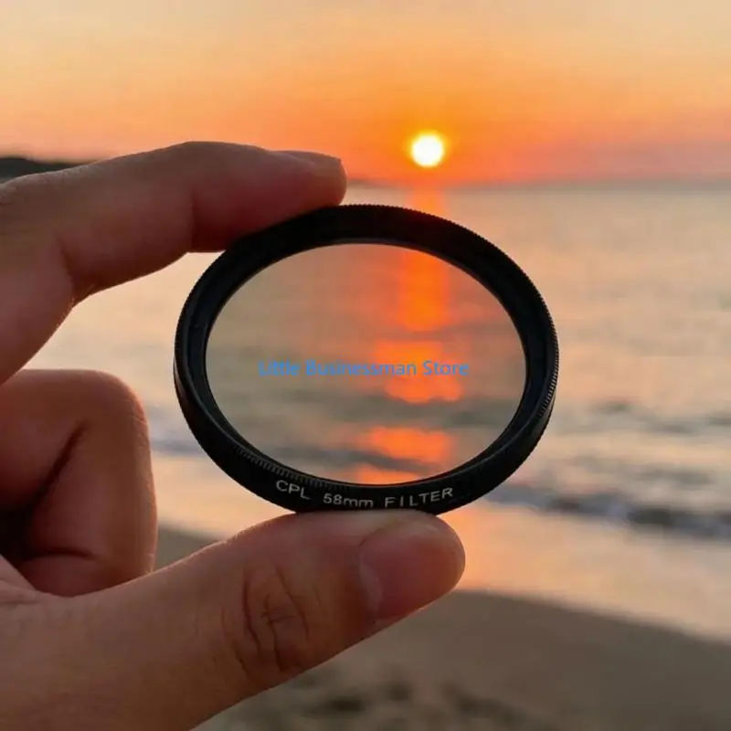 Kristallklarer Polarisationsfilter für professionelle Fotografie mit mehreren Durchmessern M76A – Detail 5