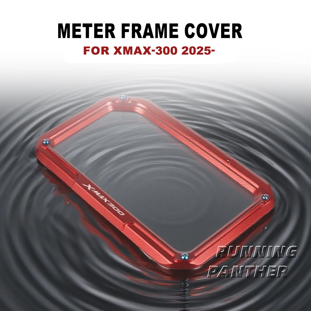 

NEW FOR XMAX-300 XMAX 300 2025- Motorcycle instrument panel cover screen protector Aluminum Meter Screen Protector Frame Cover